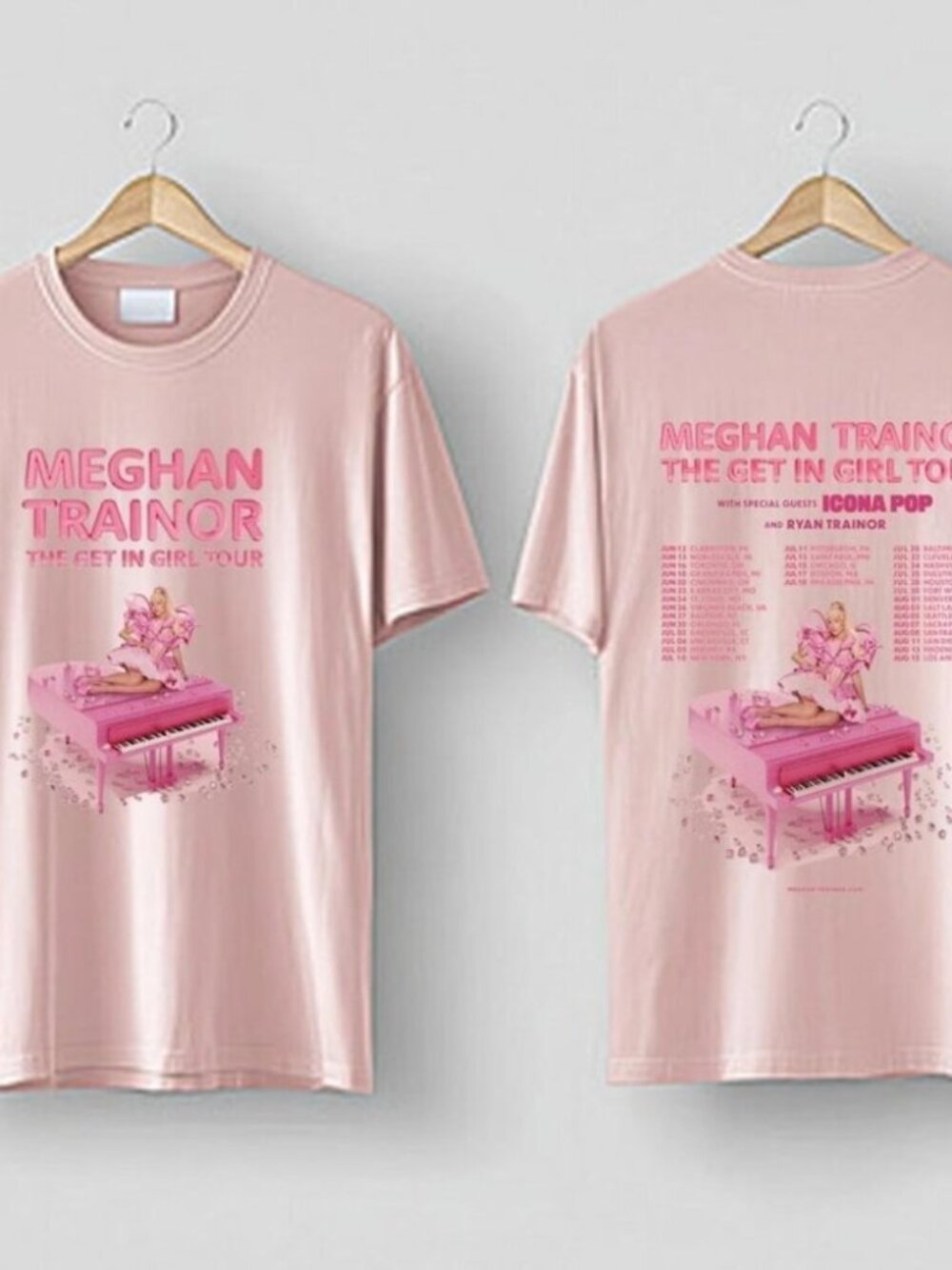 Meghan Trainor The Get In Girl Tour 2026 North America T-Shirt - Picture 2 of 5